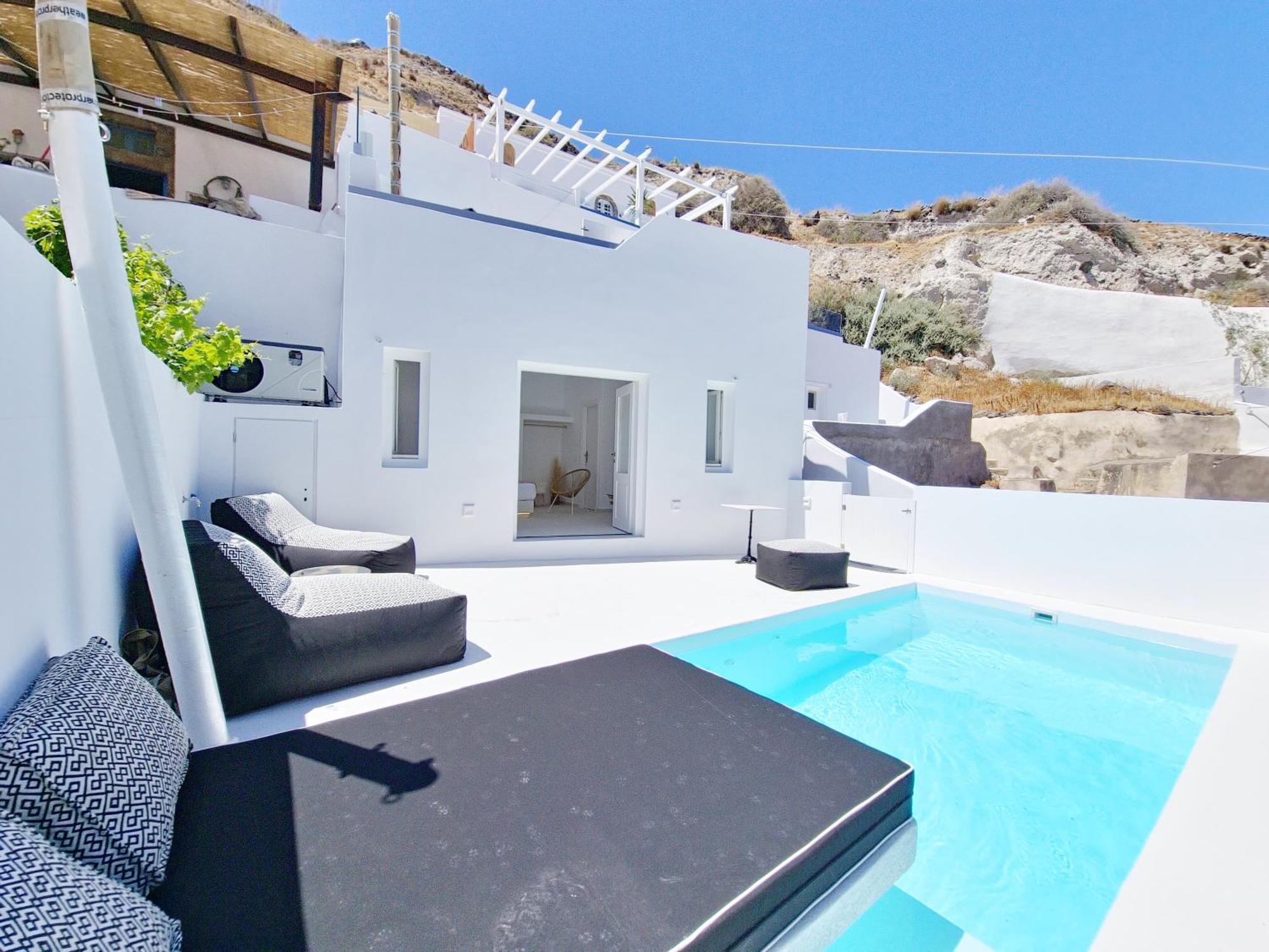 The Magic Luxury Cave Suites Vóthon Exterior foto