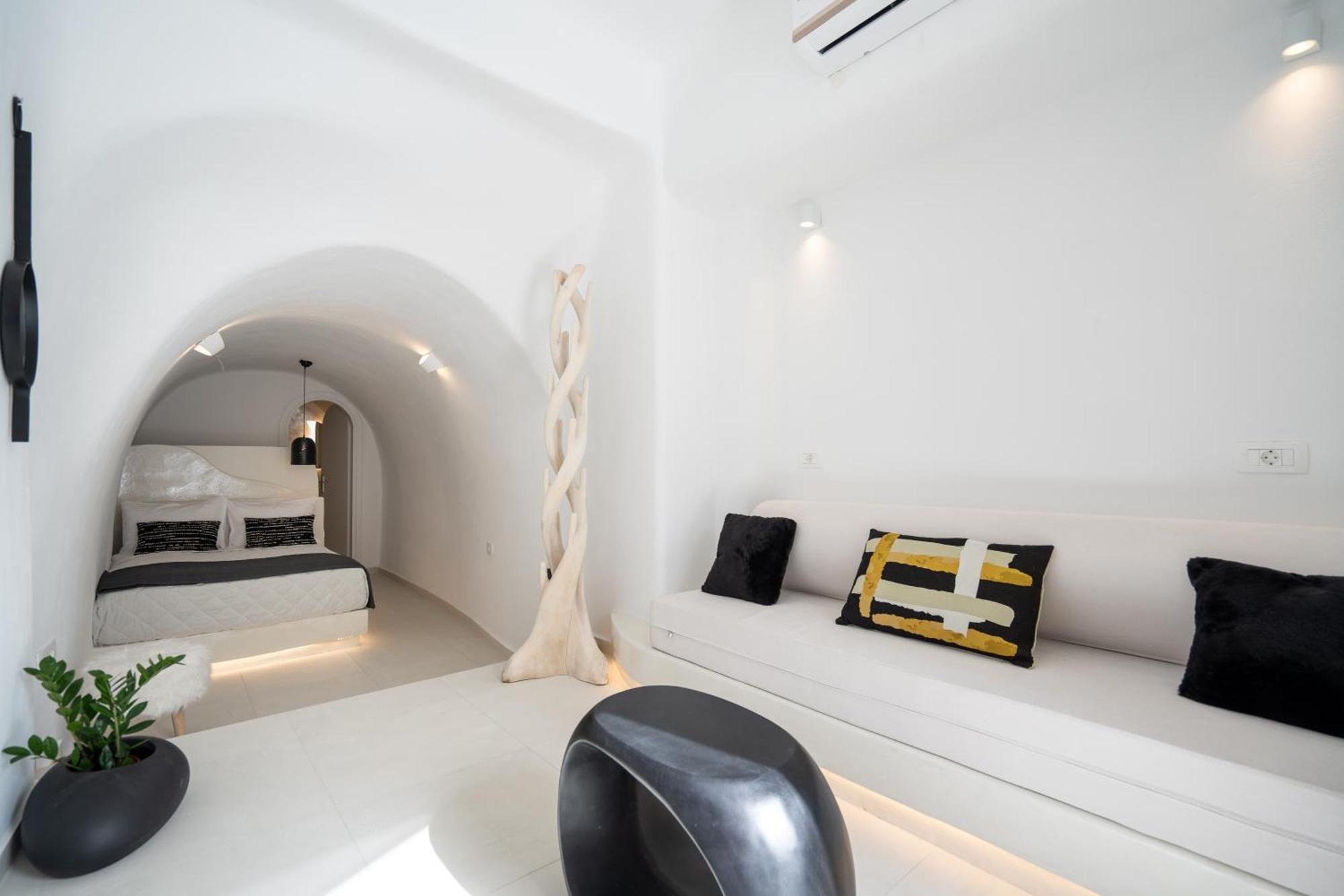 The Magic Luxury Cave Suites Vóthon Exterior foto