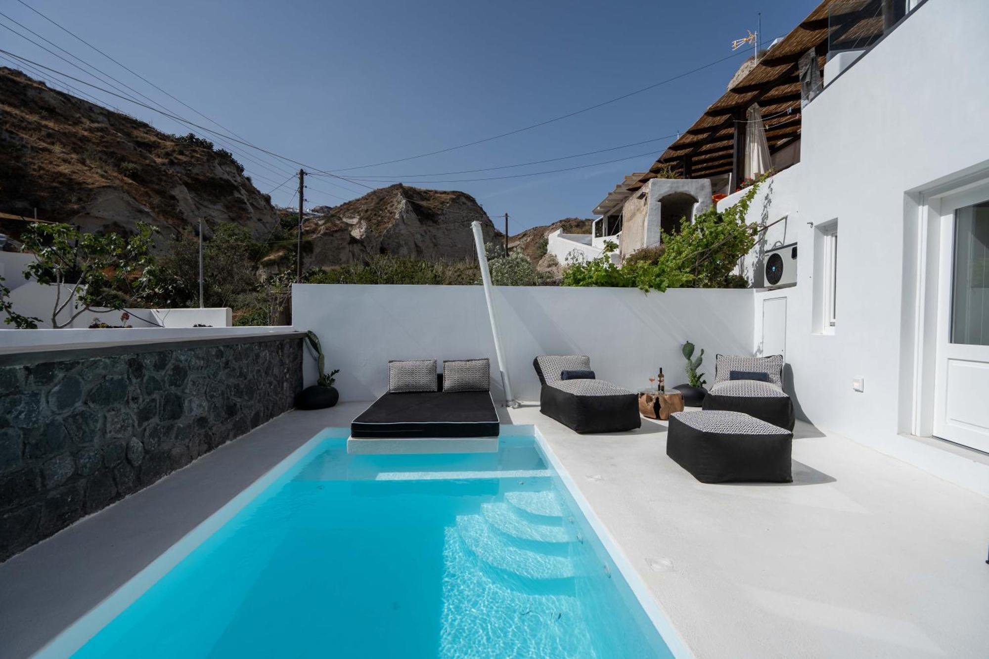 The Magic Luxury Cave Suites Vóthon Exterior foto
