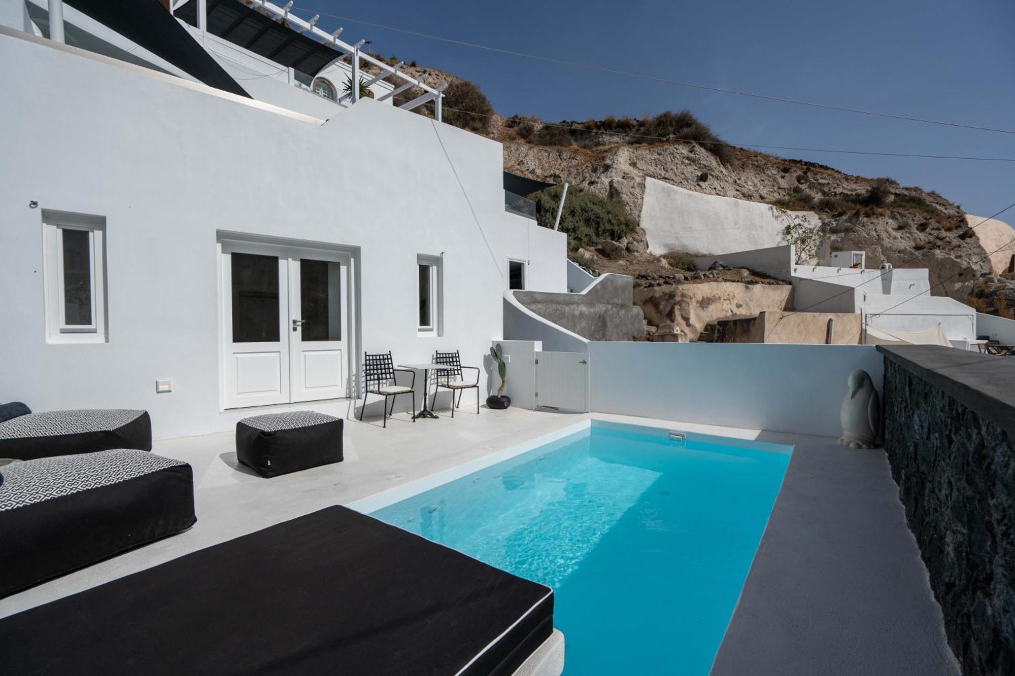 The Magic Luxury Cave Suites Vóthon Exterior foto