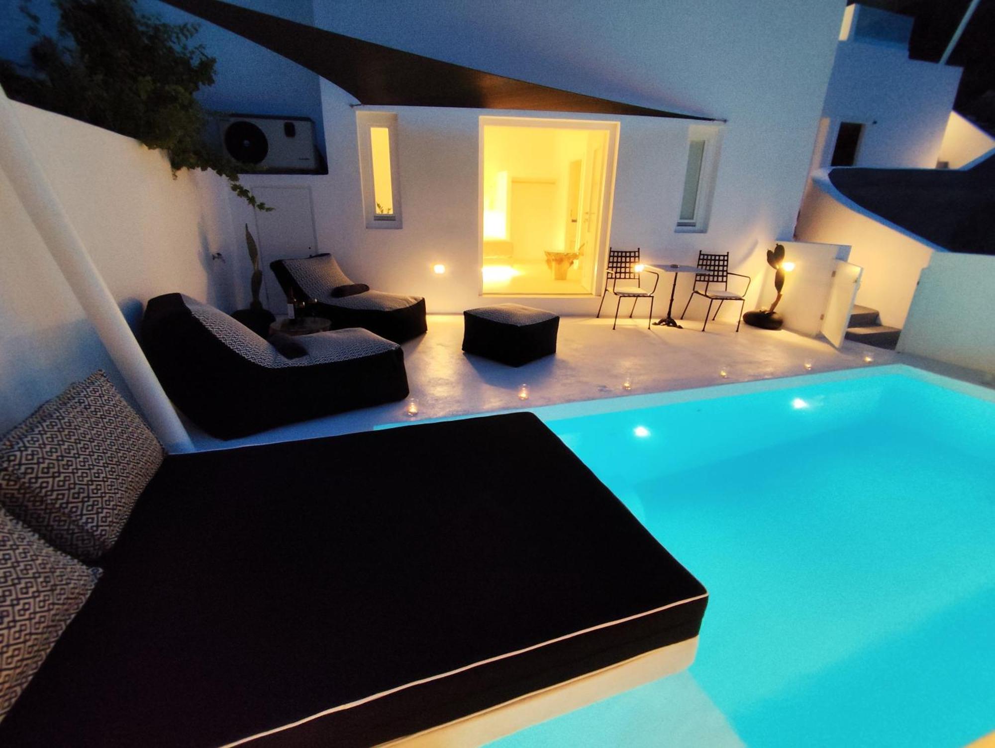The Magic Luxury Cave Suites Vóthon Exterior foto