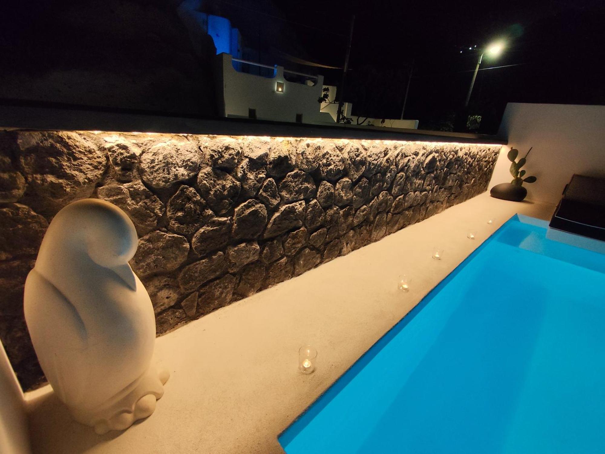 The Magic Luxury Cave Suites Vóthon Exterior foto