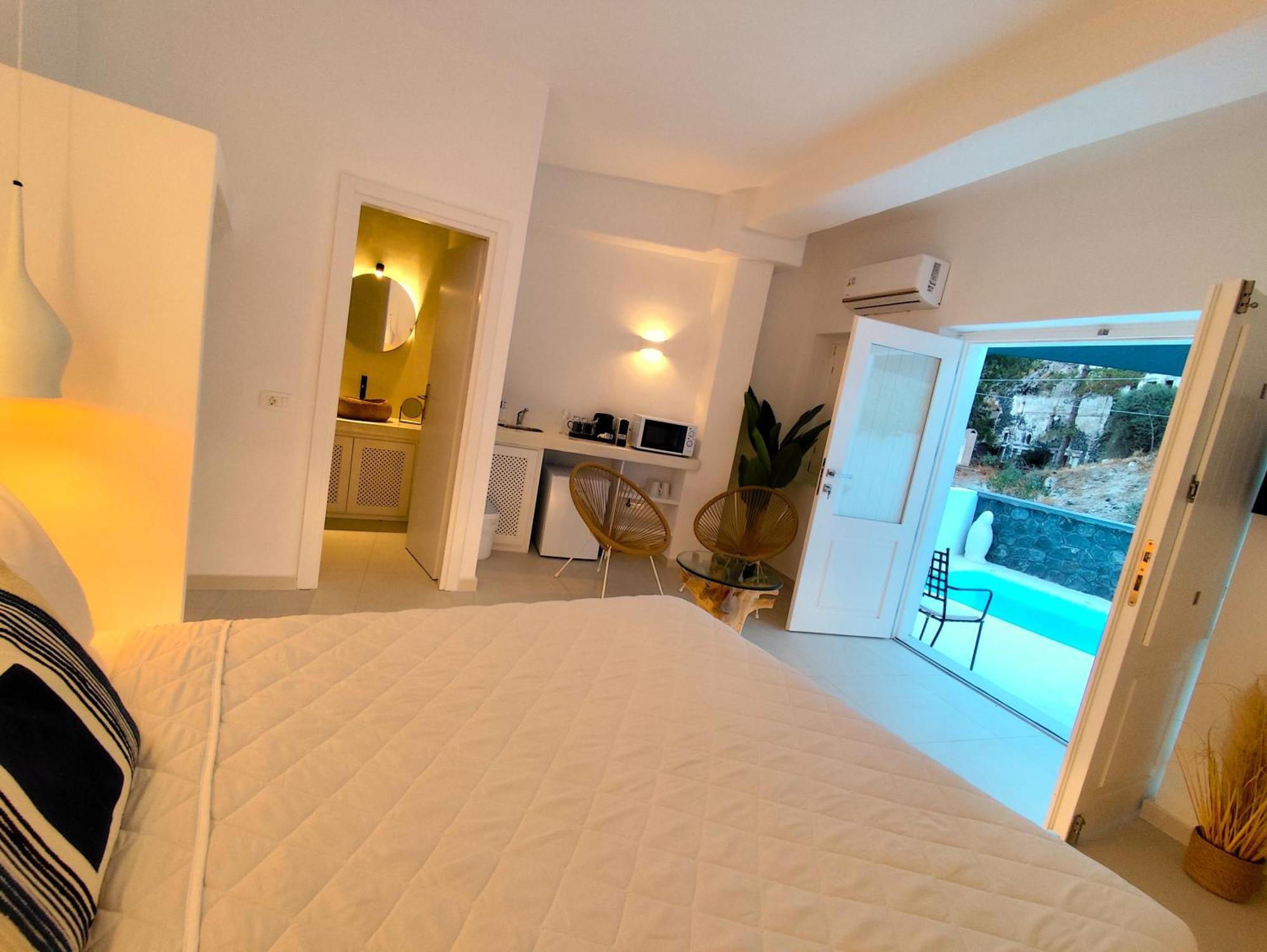 The Magic Luxury Cave Suites Vóthon Exterior foto