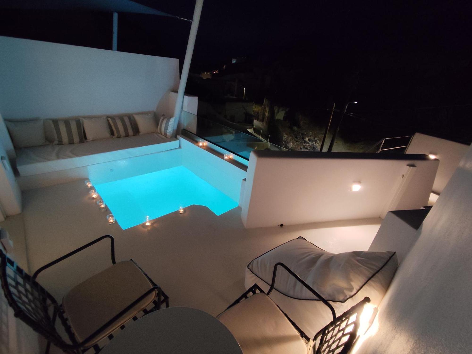 The Magic Luxury Cave Suites Vóthon Exterior foto
