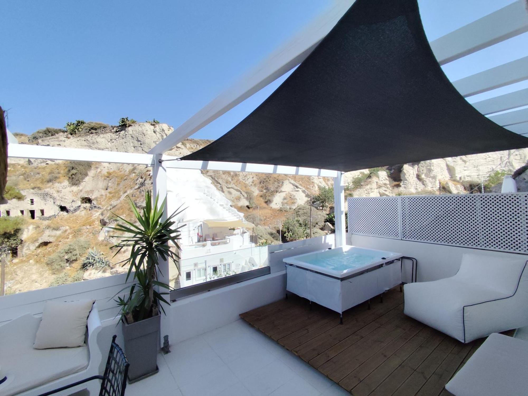 The Magic Luxury Cave Suites Vóthon Exterior foto